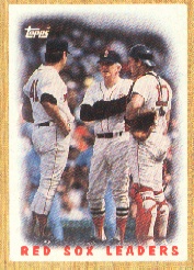 1987 Topps Baseball Cards      306     Red Sox TL/Seaver